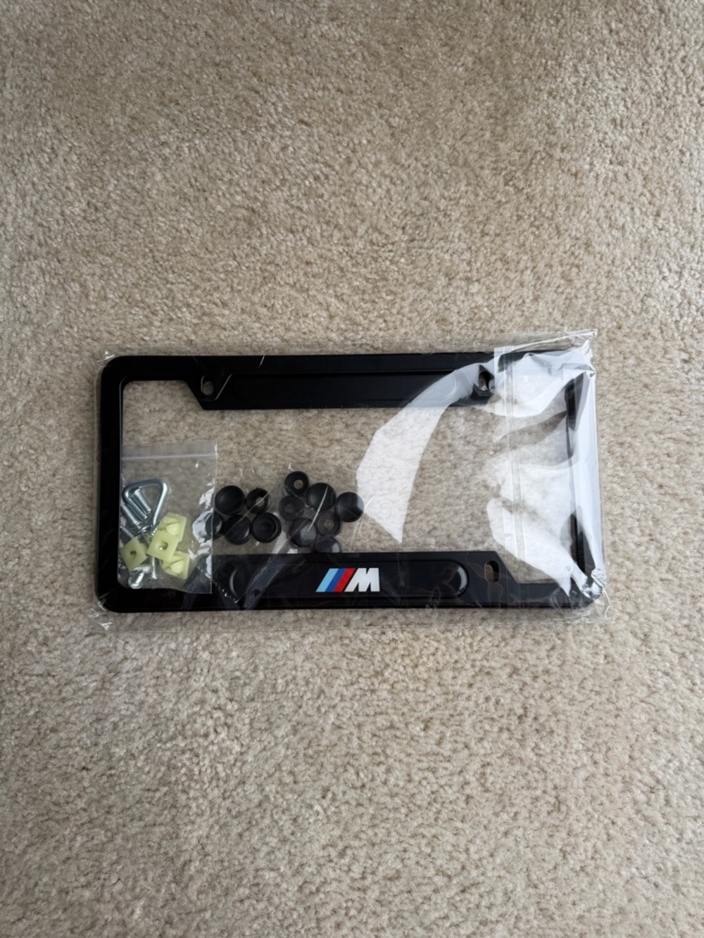 BMW M Logo Black License Plate Frames (Pair) - Picture 2 of 8